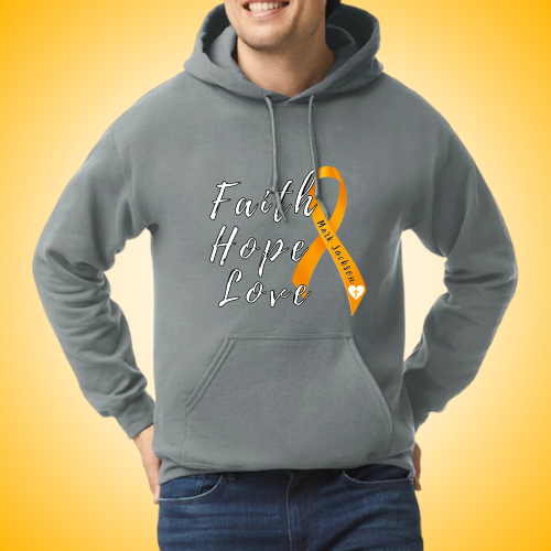 Adult Hoodie-Faith, Hope, Love